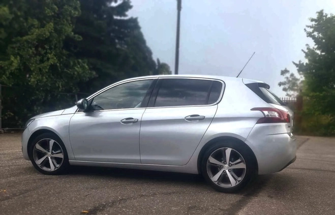 Peugeot 308 cena 27000 przebieg: 162000, rok produkcji 2014 z Gniezno małe 92